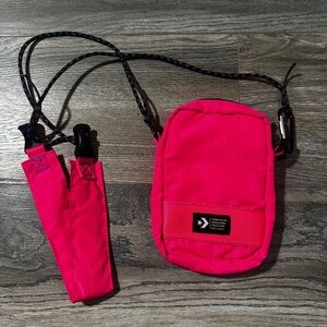 Converse Neon Pink Crossbody Bag
